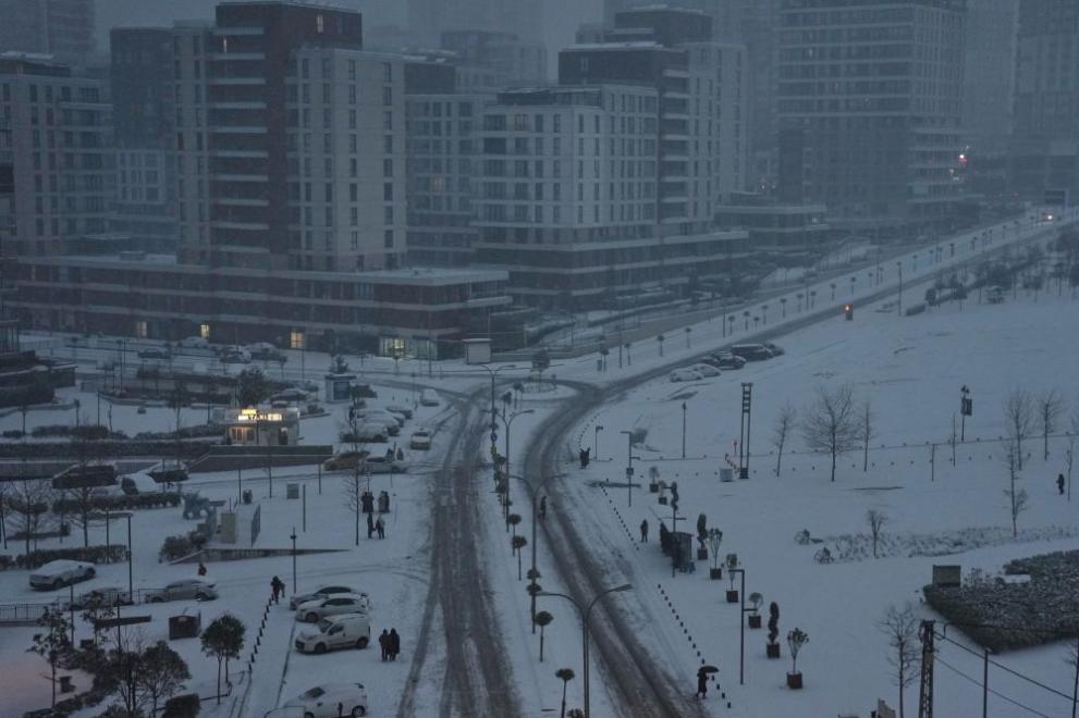 Студ сняг Турция