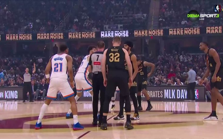 Кливланд - Оклахома 104:136 /репортаж/