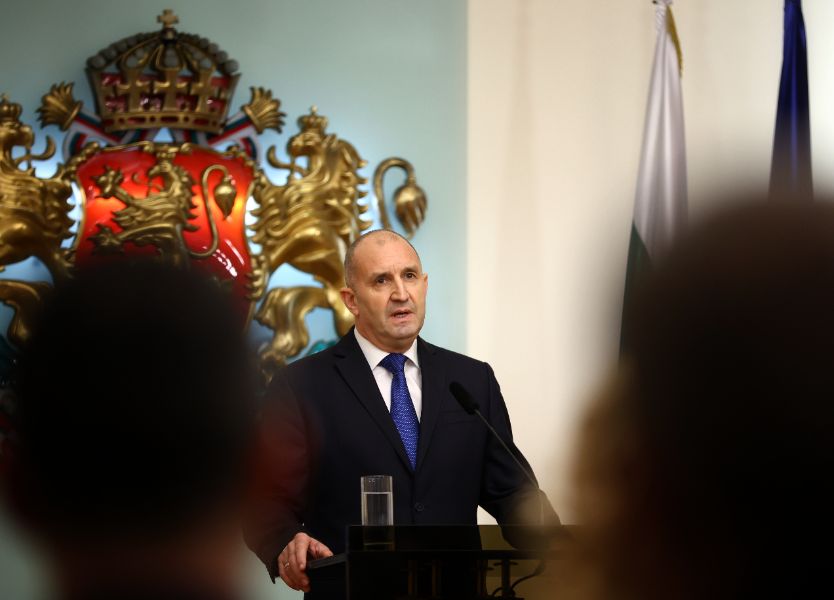 <p>Държавният глава Румен Радев с обръщение към българския народ.</p>