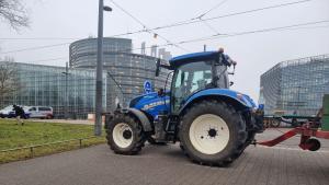 От рано сутринта пред сградата на Европейския парламент се събират