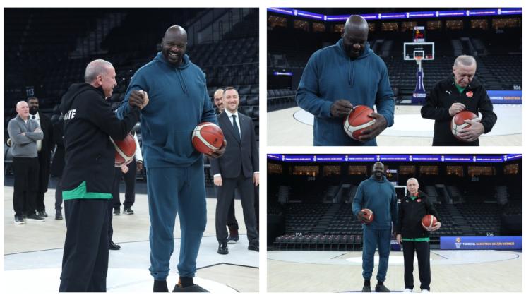 w - СРЕЩА НА ВИСОКО НИВО: Ердоган игра баскетбол с Шакил О‘Нийл! (СНИМКИ)
