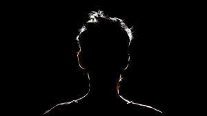 сянка на мъж