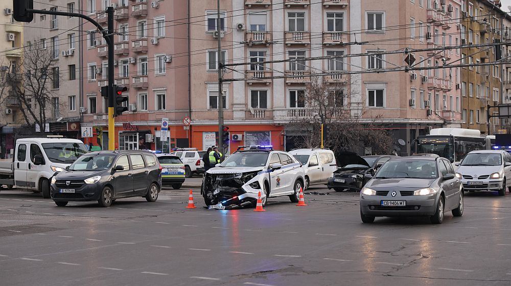 джип на Столична община катастрофа