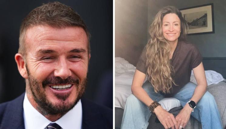 Девид Бекъм и Ребека Лус