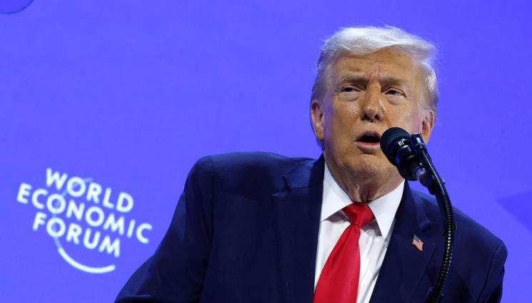 тръмп - Тръмп в Давос: Без САЩ всички щяхте да говорите немски!