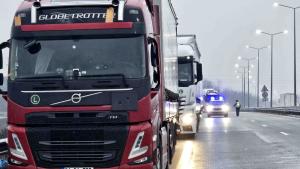 Около 16 километра е тази сутрин опашката от товарни камиони