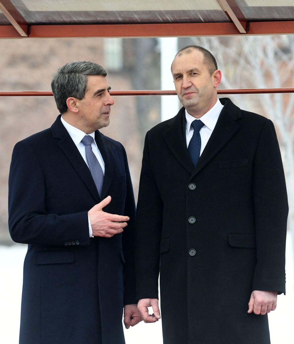 Румен Радев и Росен Плевнелиев - встъпване в длъжност 2017 г. 