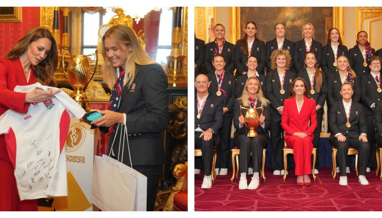 Кейт Мидълтън ръгби - Принцеса Кейт прие шампионките по ръгби