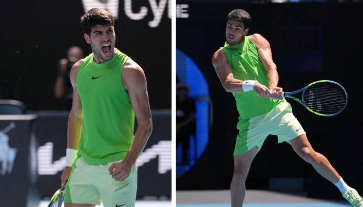 Карлос Алкарас - Алкарас постави рекорд с четвъртинал в Мелбърн