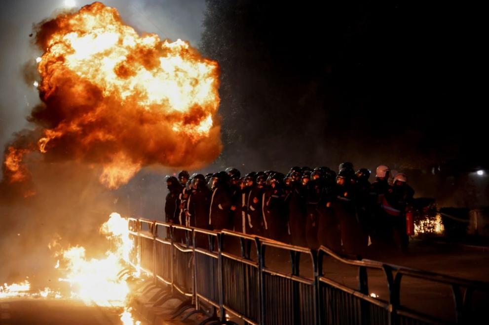 Албания протест Тирана