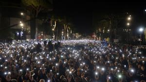 Албания протест Тирана
