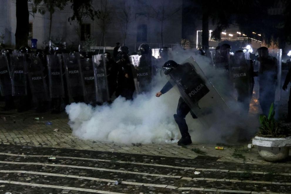 Албания протест Тирана