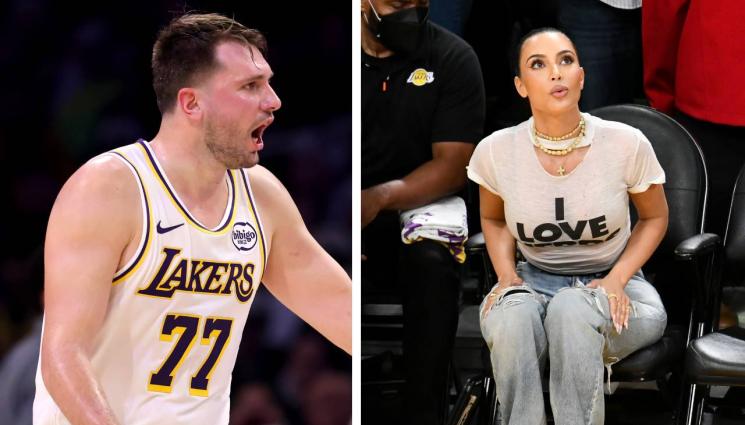 Ким Кардашиян Лука Дончич - Ким Кардашиян се черви от срам пред Лука Дончич