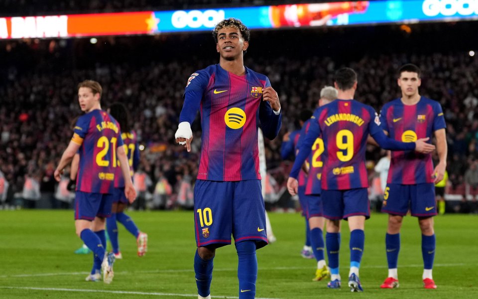 Барселона си върна върха, Ямал с истински шедьовър