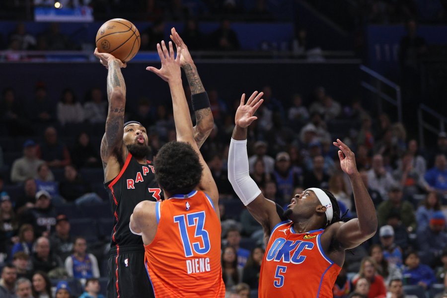 Оклахома Сити Тъндър Торонто Раптърс1