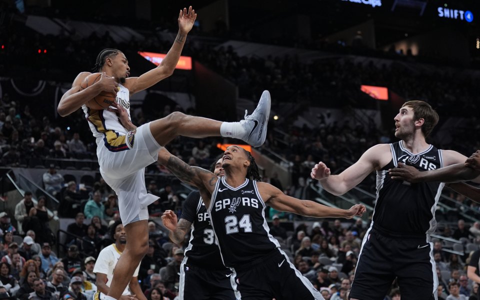 Сан Антонио Спърс - Ню Орлиънс Пеликанс 95:104 точки / НБА, редовен сезон, 26.01.2026 г.