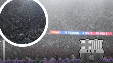 Камп Ноу Барселона дъжд