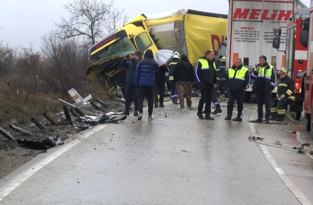 Мъж загина при тежка катастрофа  станала в понеделник на главен
