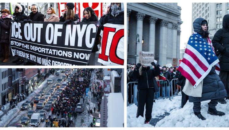 s - ВЪЛНА ОТ ПРОТЕСТИ: Хиляди по улиците в САЩ срещу имиграционните служби (СНИМКИ)