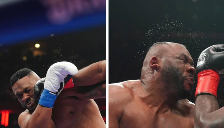 Джарел Милър коса - Боксьор загуби косата си по време на мач, но взе победата