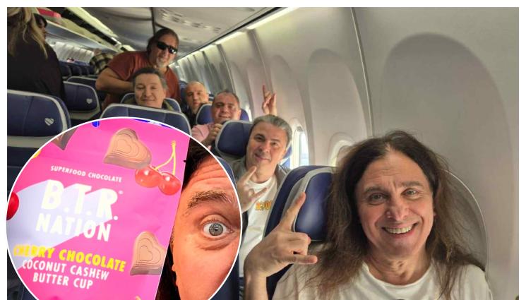 l - Кръстиха шоколад на Б.Т.Р. в Щатите