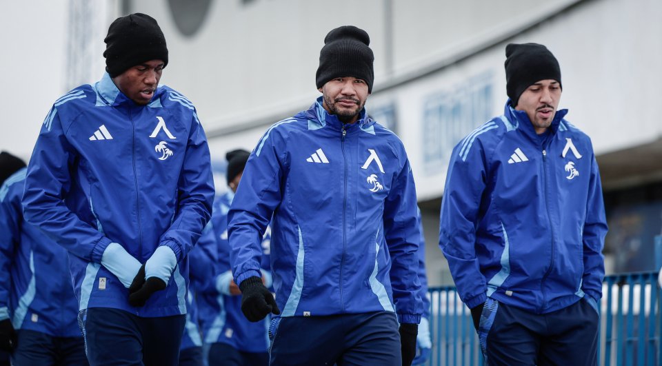 Тренировка на Левски1