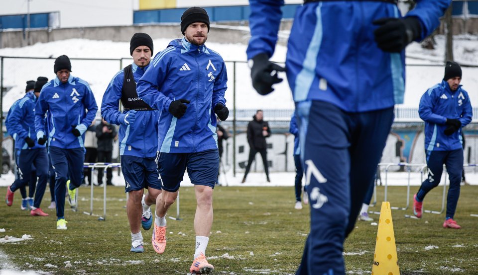 Тренировка на Левски1