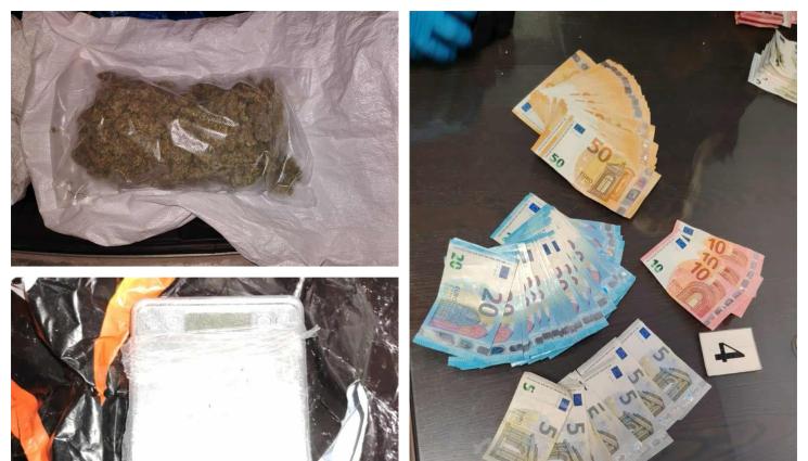 k - УДАР! Откриха огромно количество дрога и пари при наркосделка