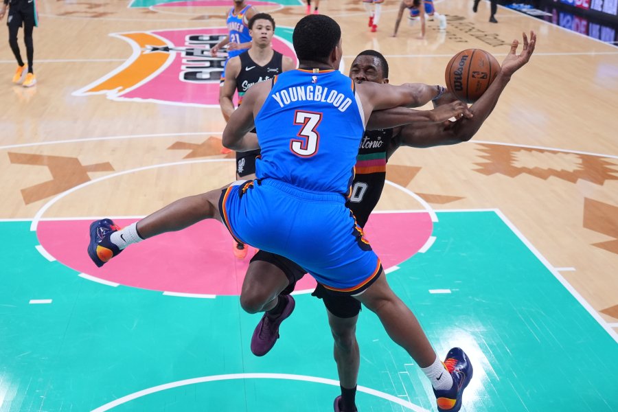 Сан Антонио Спърс Оклахома Сити Тъндър1