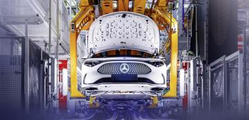 <p>Mercedes-Benz CLA на поточна линия в Ращат</p>