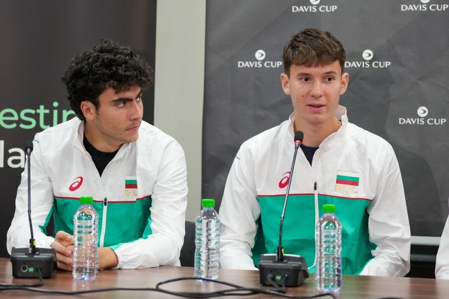 Пресконференция на отбора на България преди мачовете с Белгия за1