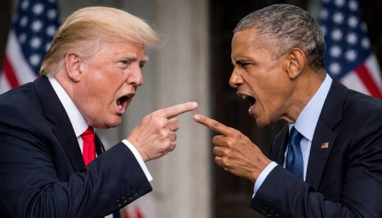 Тръмп - ПРЕКРАЧИ ГРАНИЦАТА: Тръмп пусна расистки кадри на Обама!