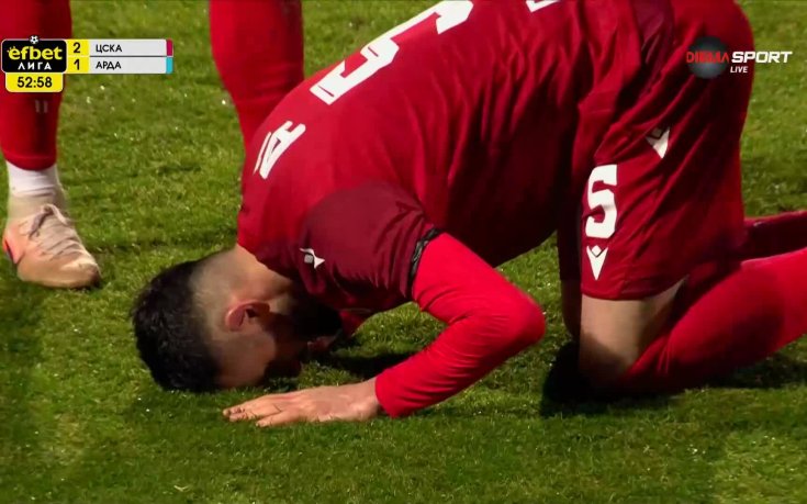 Обрат: майсторско изпълнение на Делова за ЦСКА в мрежата на Арда