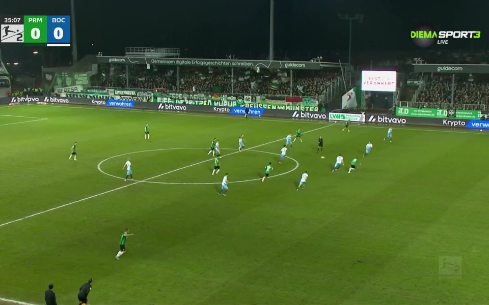 Пройсен Мюнстер - Бохум 1:1 /репортаж/