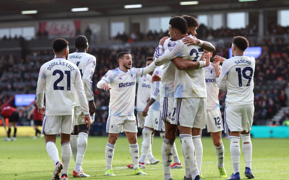 Борнемут - Астън Вила 1:1 / Висша лига, 25-и кръг, 07.02.2026 г.