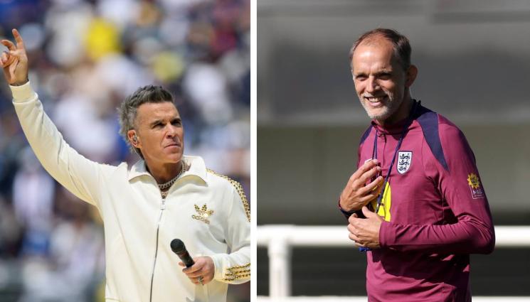 Роби Уилямс Томас Тухел - Роби Уилямс удари рамо на Тухел