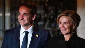 Марева Грабовски Мицотакис съпруга на гръцкия премиер Кириакос Мицотакис е претърпяла инцидент