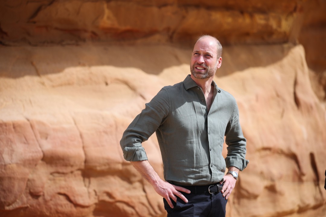 Принц Уилям посети резерват за застрашени видове в Саудитска Арабия