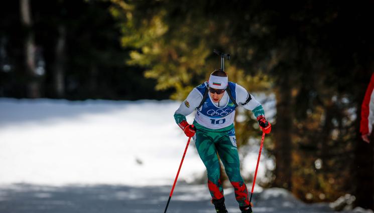 Благой Тодев - Благой Тодев е най-напред от биатлонистите ни на олимпиадата и в спринта на 10 км