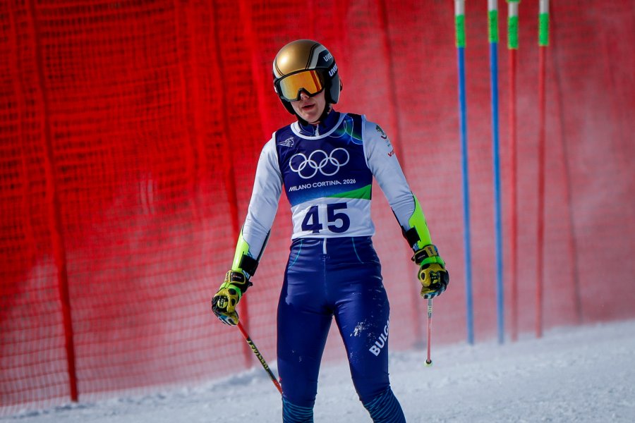 Гигантски слалом за жени с участието на Анина Цурбриген в1