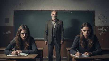 учител ученички класна стая