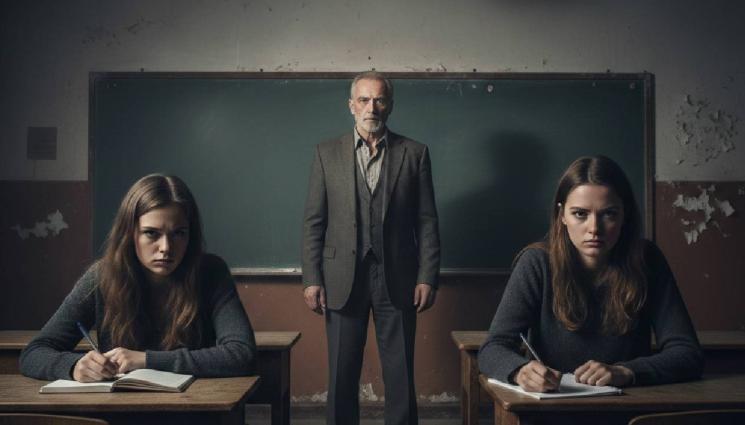 учител ученички класна стая