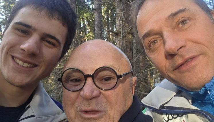 Румен Стоилов - Президентът на джудото Румен Стоилов поздрави бронзовия медалист в сноуборда Тервел Замфиров