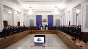 Министерски съвет служебен кабинет приемане на властта