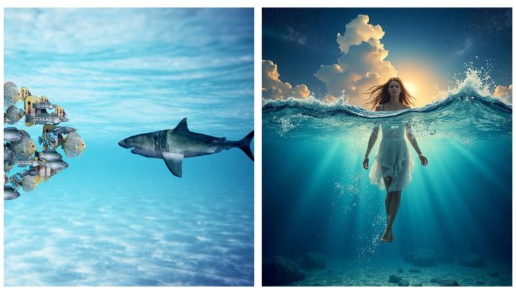 в - Силата на Водата засилва интуицията и чувствата