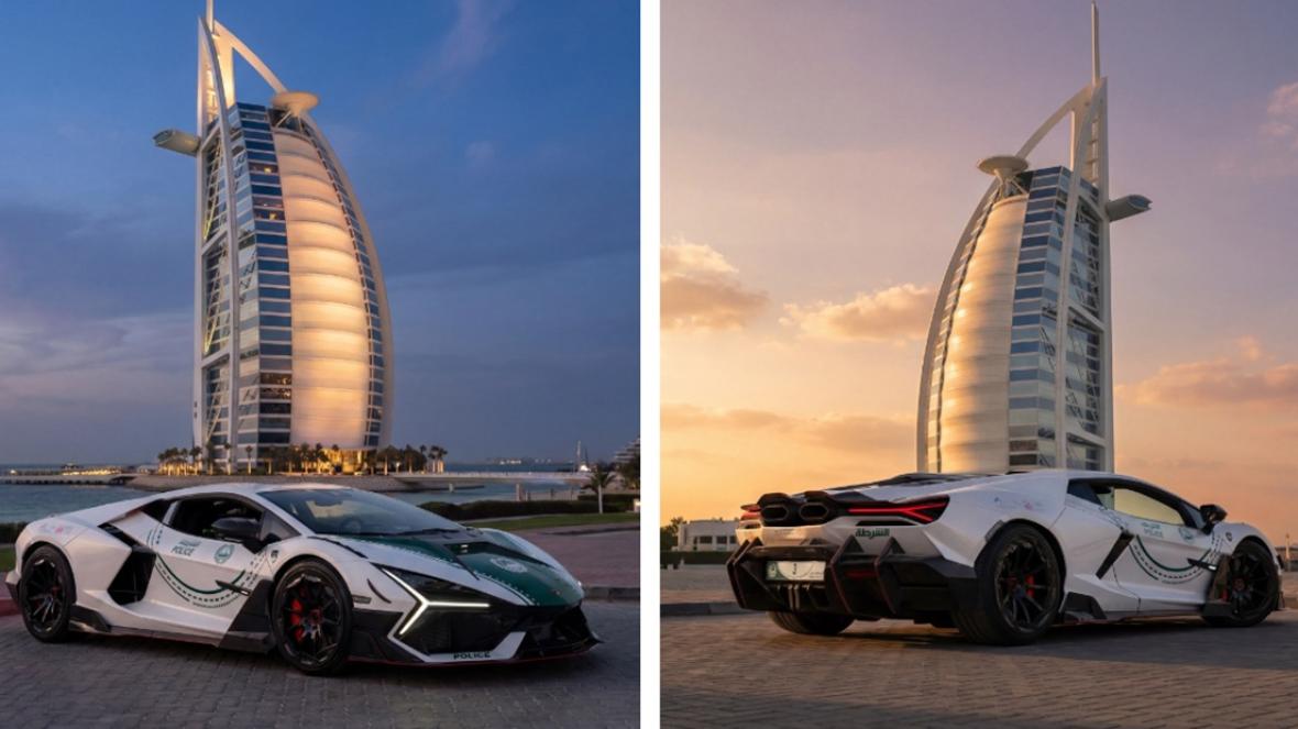Lamborghini Revuelto дубайска полиция