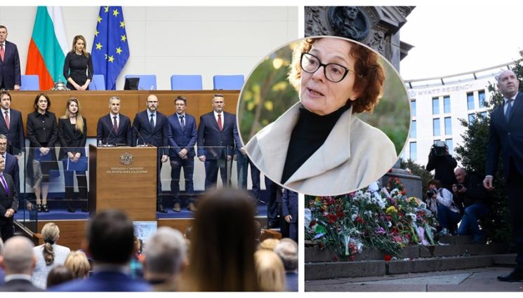 a - Проф. Румяна Коларова пред 