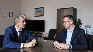 Михаил Околийски и Благомир Здравков