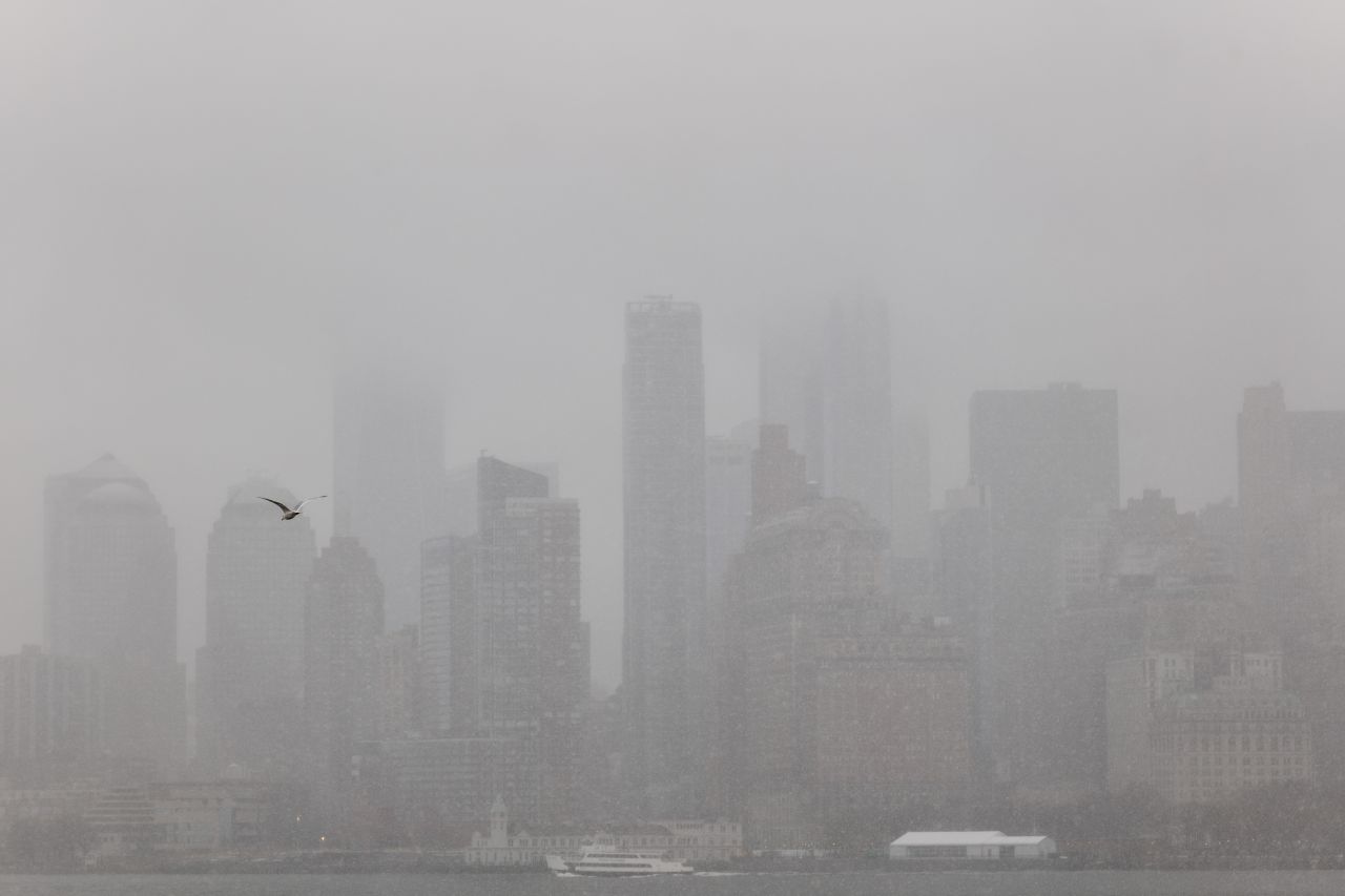 Градът, който никога не спи, спря: Снежната стихия в Ню Йорк в снимки