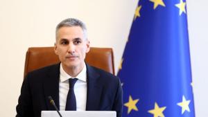 Андрей Гюров първо заседание Министерски съвет